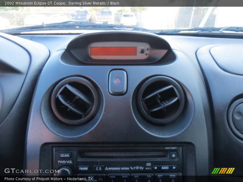 Sterling Silver Metallic / Black 2002 Mitsubishi Eclipse GT Coupe