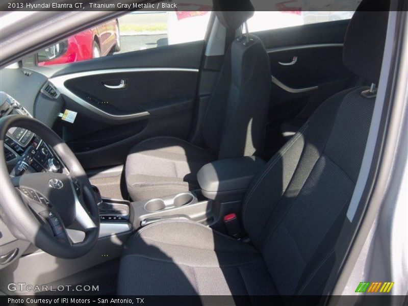 Titanium Gray Metallic / Black 2013 Hyundai Elantra GT