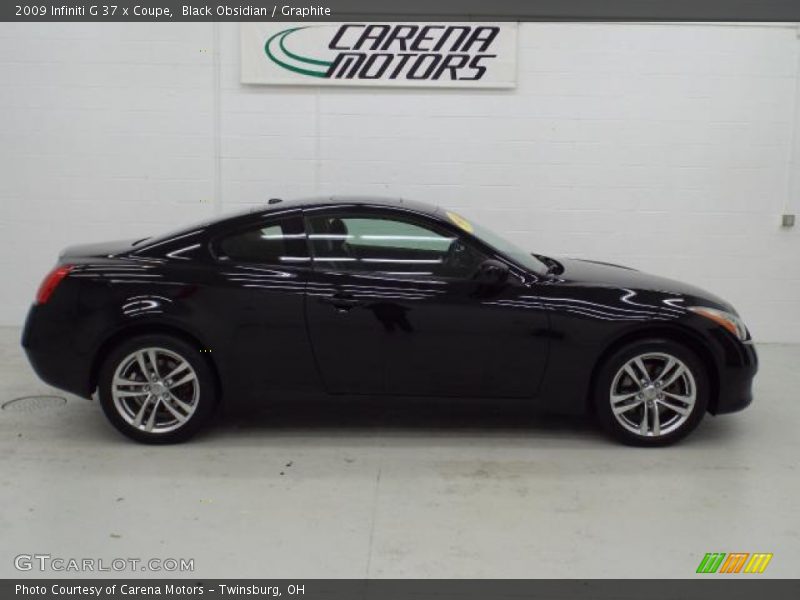 Black Obsidian / Graphite 2009 Infiniti G 37 x Coupe