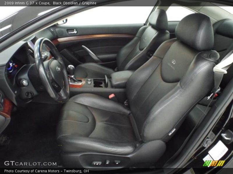 Black Obsidian / Graphite 2009 Infiniti G 37 x Coupe