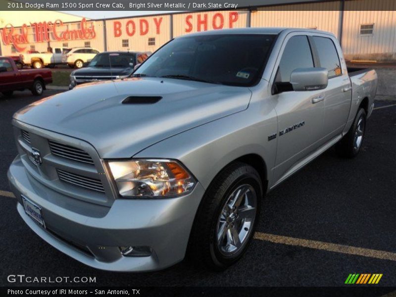 Bright Silver Metallic / Dark Slate Gray 2011 Dodge Ram 1500 Sport Crew Cab