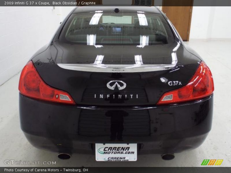 Black Obsidian / Graphite 2009 Infiniti G 37 x Coupe