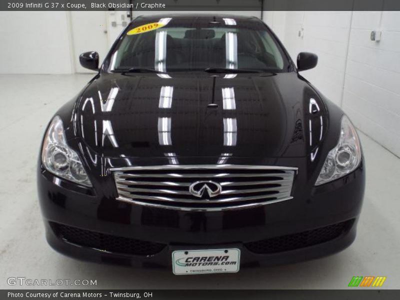 Black Obsidian / Graphite 2009 Infiniti G 37 x Coupe