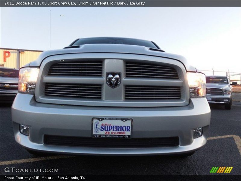 Bright Silver Metallic / Dark Slate Gray 2011 Dodge Ram 1500 Sport Crew Cab