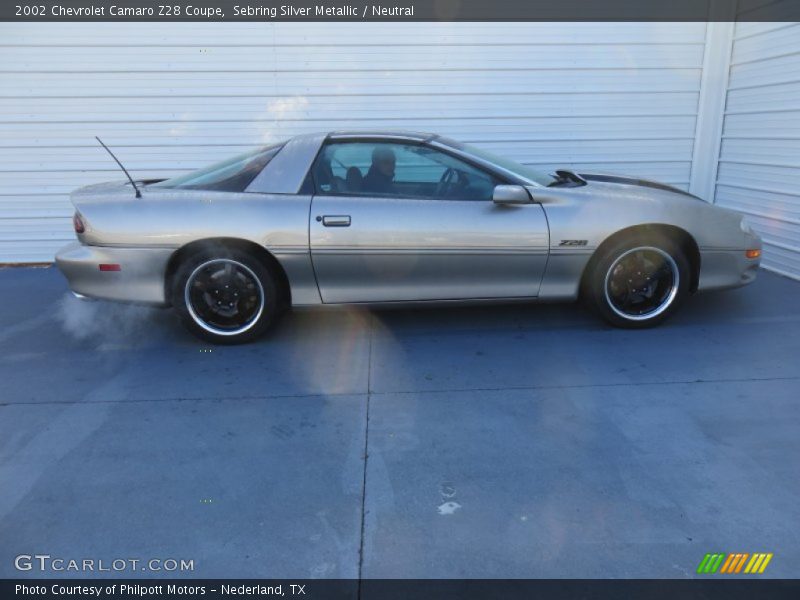 Sebring Silver Metallic / Neutral 2002 Chevrolet Camaro Z28 Coupe