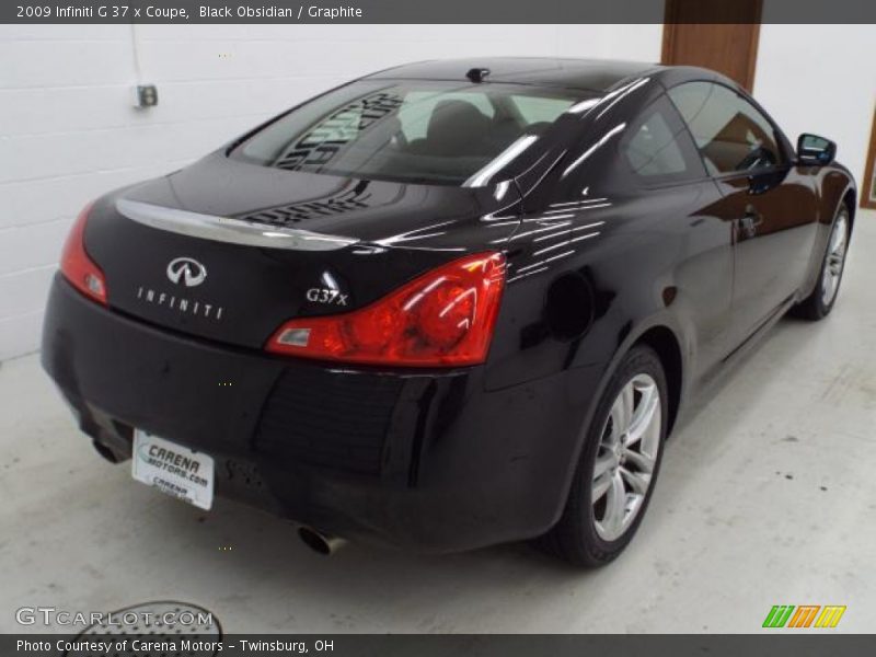 Black Obsidian / Graphite 2009 Infiniti G 37 x Coupe