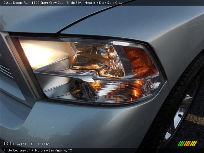 Bright Silver Metallic / Dark Slate Gray 2011 Dodge Ram 1500 Sport Crew Cab