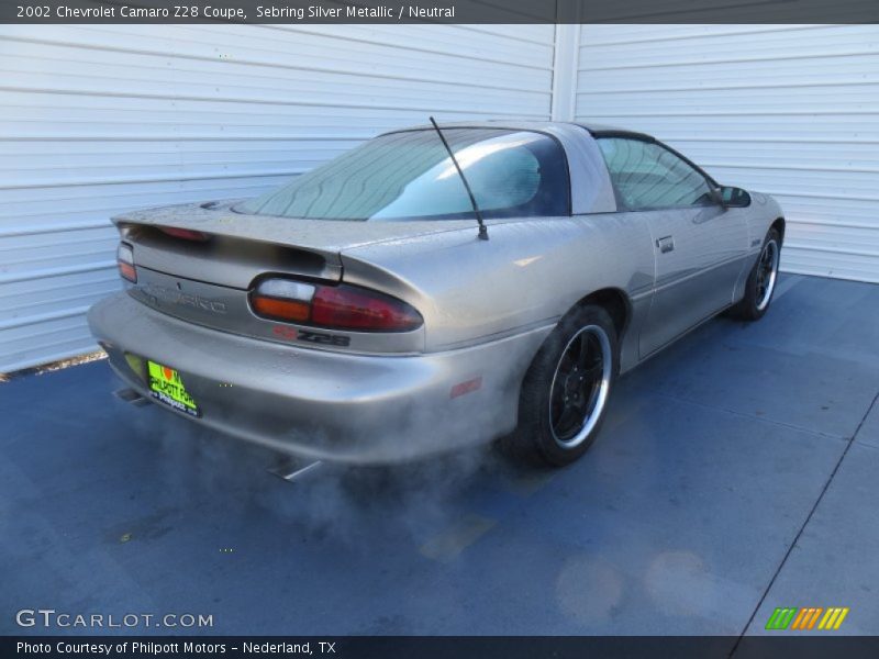 Sebring Silver Metallic / Neutral 2002 Chevrolet Camaro Z28 Coupe