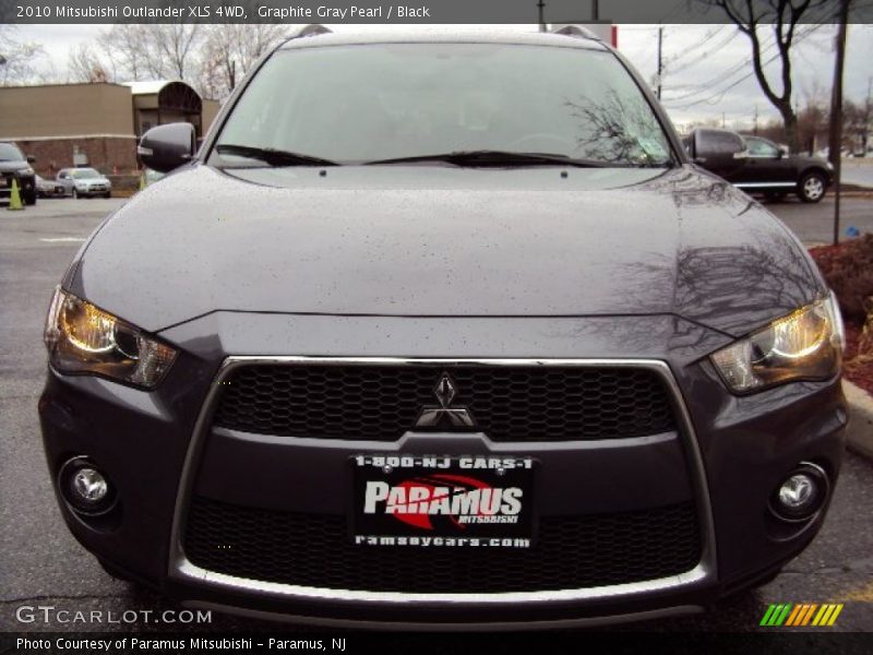 Graphite Gray Pearl / Black 2010 Mitsubishi Outlander XLS 4WD