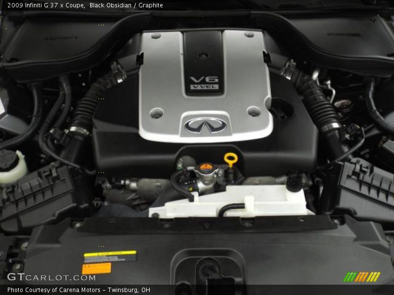 Black Obsidian / Graphite 2009 Infiniti G 37 x Coupe