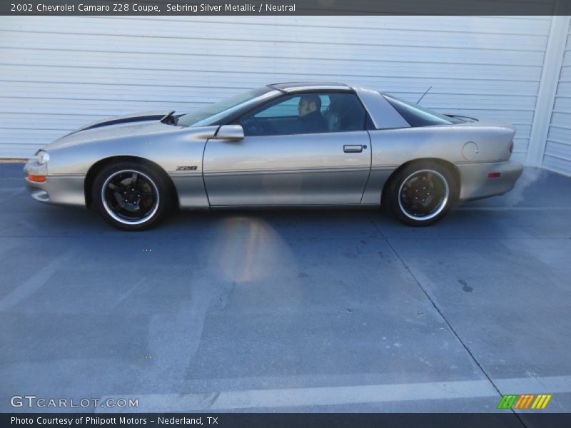 Sebring Silver Metallic / Neutral 2002 Chevrolet Camaro Z28 Coupe