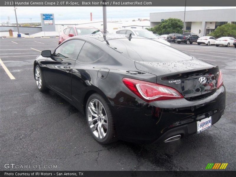 Black Noir Pearl / Red Leather/Red Cloth 2013 Hyundai Genesis Coupe 2.0T R-Spec