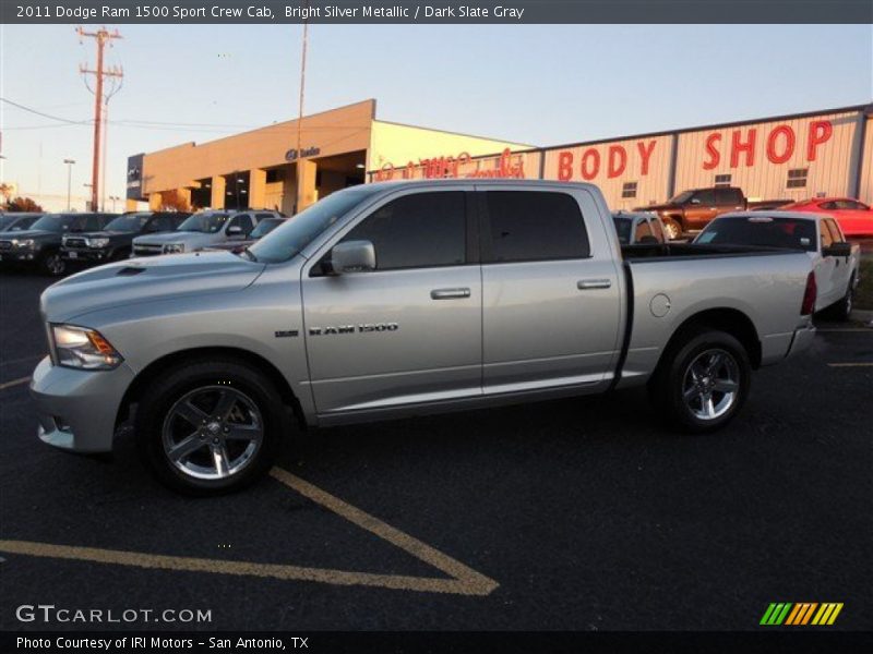 Bright Silver Metallic / Dark Slate Gray 2011 Dodge Ram 1500 Sport Crew Cab