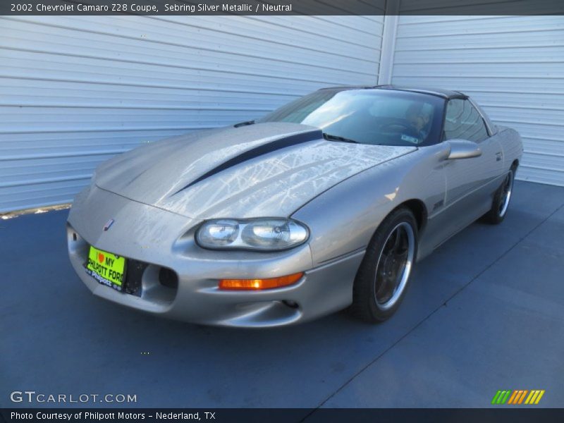 Sebring Silver Metallic / Neutral 2002 Chevrolet Camaro Z28 Coupe