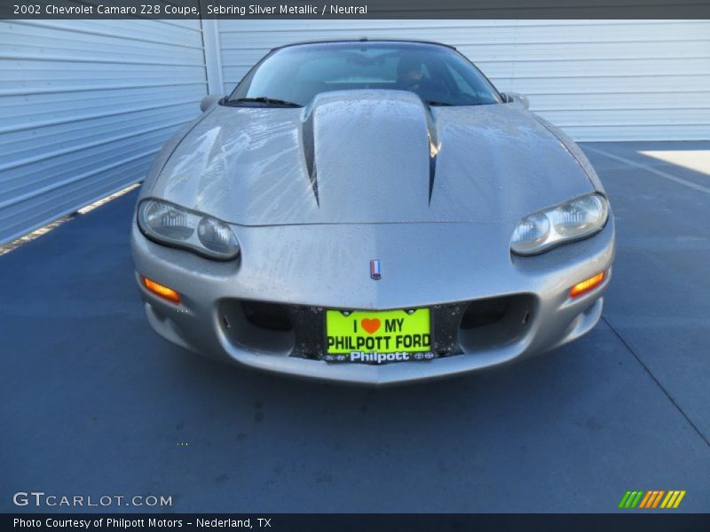 Sebring Silver Metallic / Neutral 2002 Chevrolet Camaro Z28 Coupe