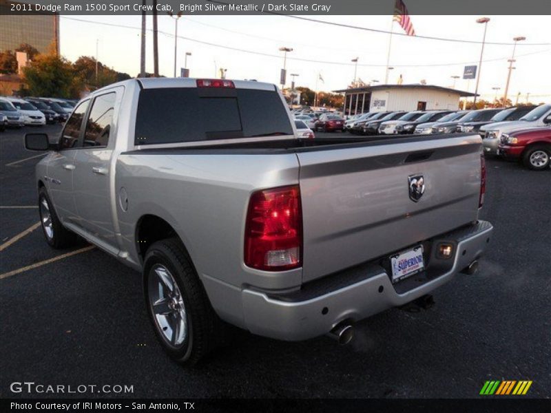 Bright Silver Metallic / Dark Slate Gray 2011 Dodge Ram 1500 Sport Crew Cab