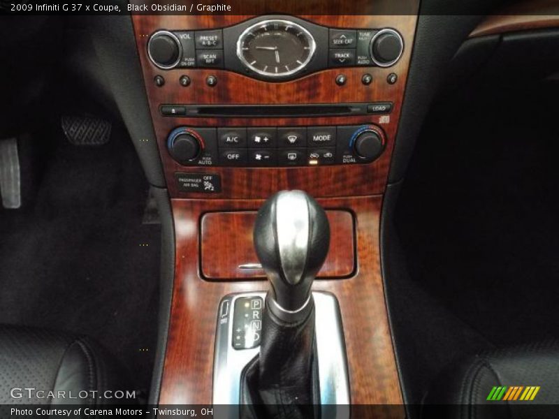 Black Obsidian / Graphite 2009 Infiniti G 37 x Coupe