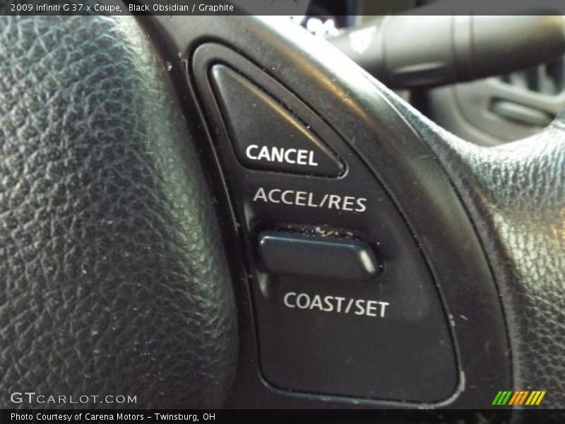 Black Obsidian / Graphite 2009 Infiniti G 37 x Coupe