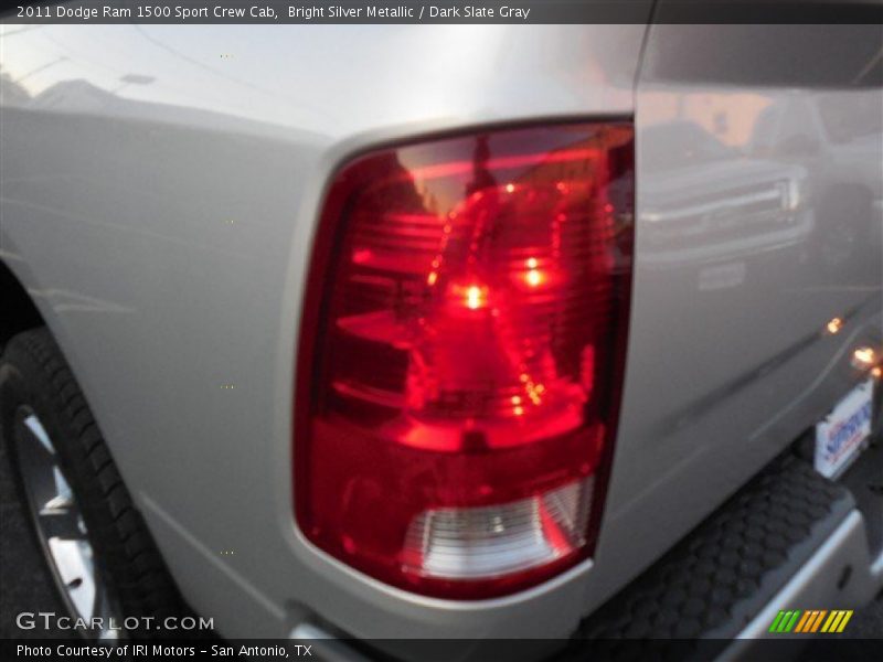 Bright Silver Metallic / Dark Slate Gray 2011 Dodge Ram 1500 Sport Crew Cab