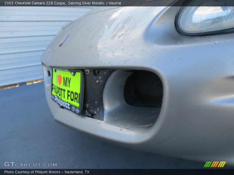 Sebring Silver Metallic / Neutral 2002 Chevrolet Camaro Z28 Coupe