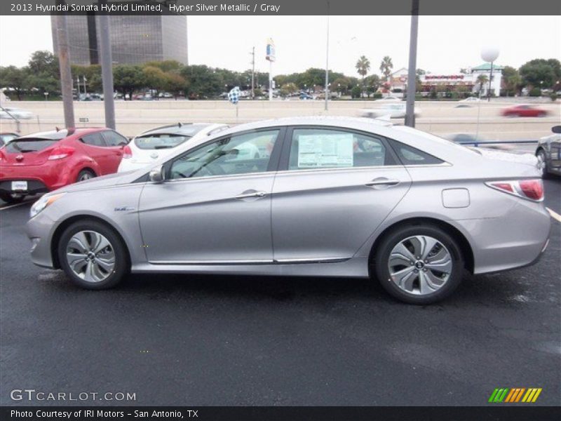 Hyper Silver Metallic / Gray 2013 Hyundai Sonata Hybrid Limited