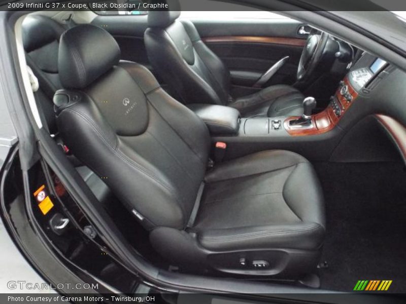 Black Obsidian / Graphite 2009 Infiniti G 37 x Coupe