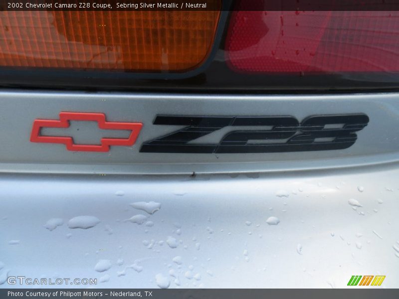 Sebring Silver Metallic / Neutral 2002 Chevrolet Camaro Z28 Coupe