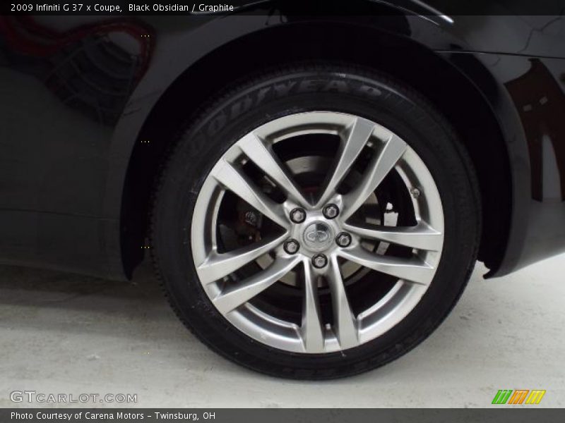 Black Obsidian / Graphite 2009 Infiniti G 37 x Coupe