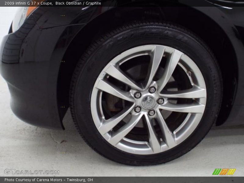 Black Obsidian / Graphite 2009 Infiniti G 37 x Coupe