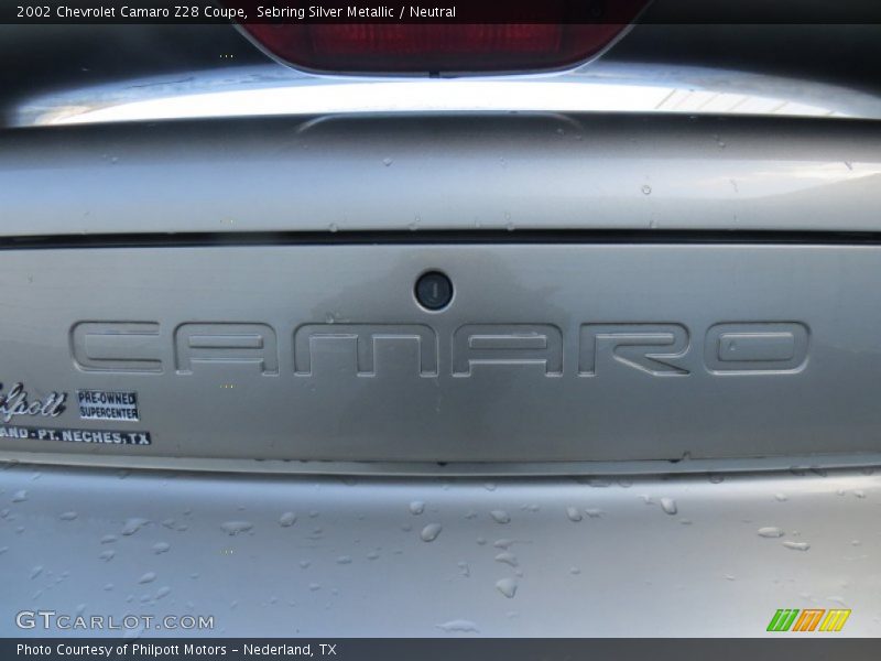 Sebring Silver Metallic / Neutral 2002 Chevrolet Camaro Z28 Coupe