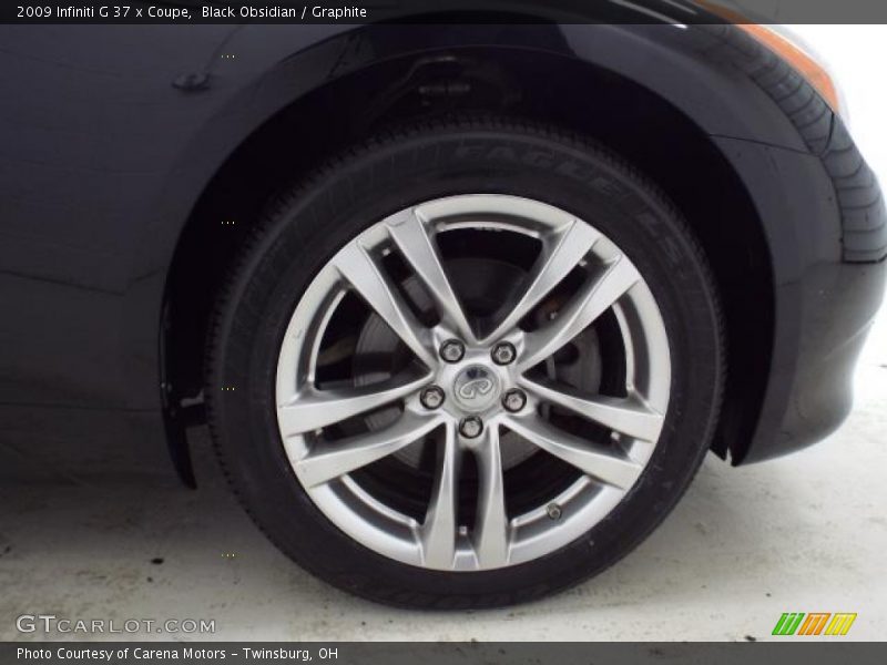 Black Obsidian / Graphite 2009 Infiniti G 37 x Coupe