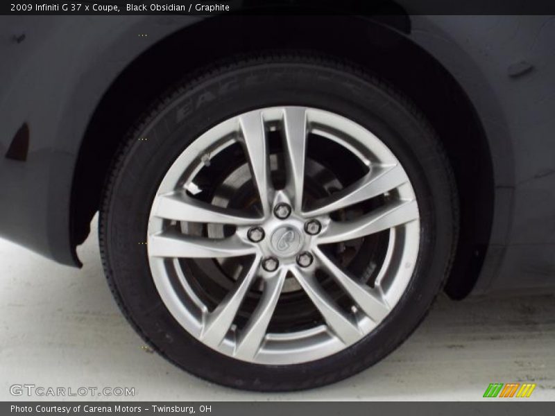 Black Obsidian / Graphite 2009 Infiniti G 37 x Coupe