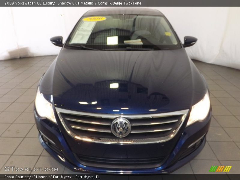 Shadow Blue Metallic / Cornsilk Beige Two-Tone 2009 Volkswagen CC Luxury