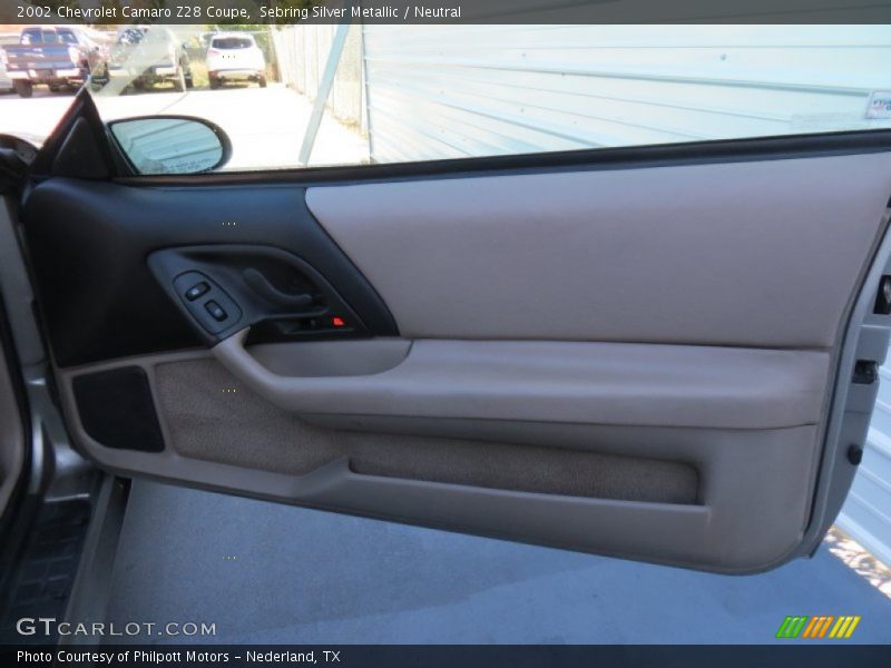 Sebring Silver Metallic / Neutral 2002 Chevrolet Camaro Z28 Coupe