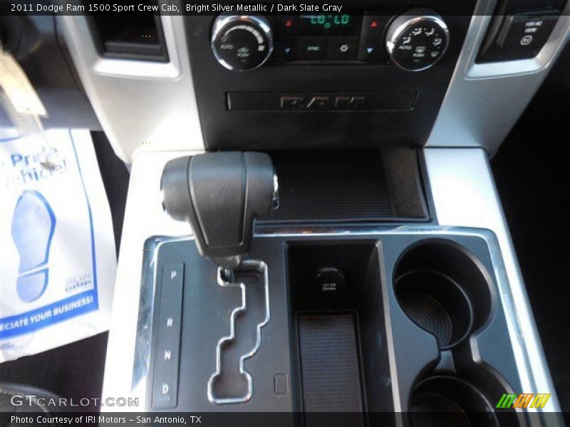 Bright Silver Metallic / Dark Slate Gray 2011 Dodge Ram 1500 Sport Crew Cab