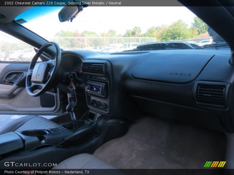 Sebring Silver Metallic / Neutral 2002 Chevrolet Camaro Z28 Coupe