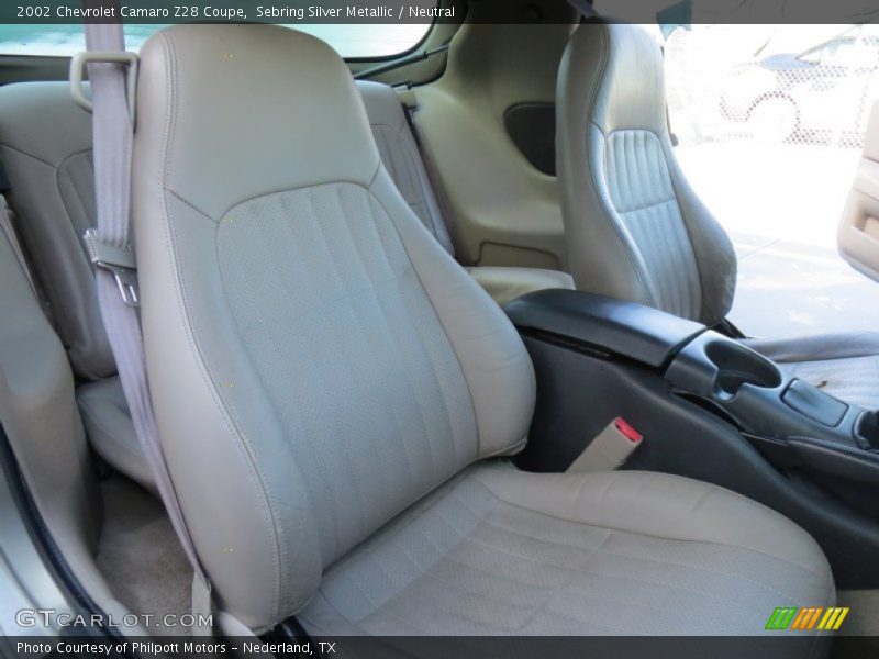 Sebring Silver Metallic / Neutral 2002 Chevrolet Camaro Z28 Coupe