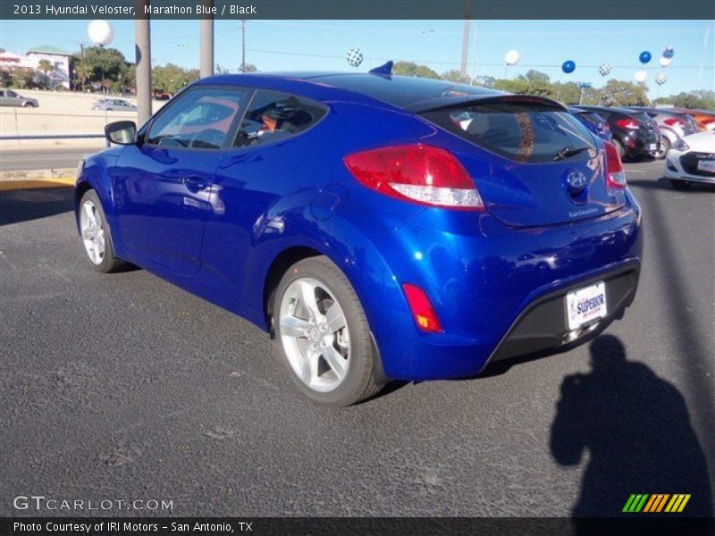 Marathon Blue / Black 2013 Hyundai Veloster