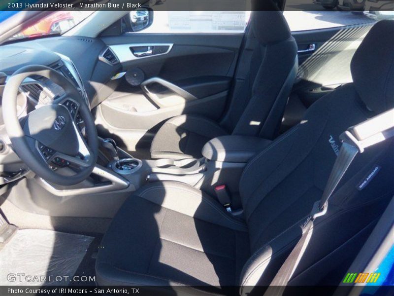 Marathon Blue / Black 2013 Hyundai Veloster