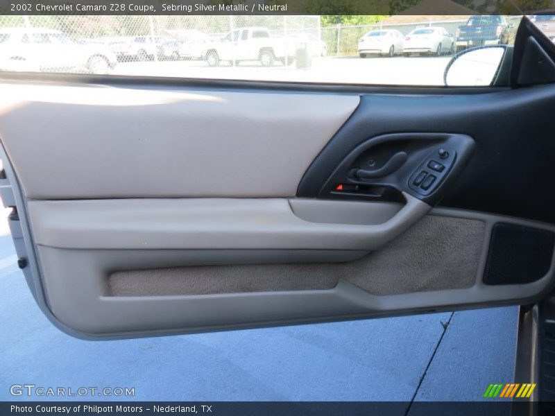 Sebring Silver Metallic / Neutral 2002 Chevrolet Camaro Z28 Coupe