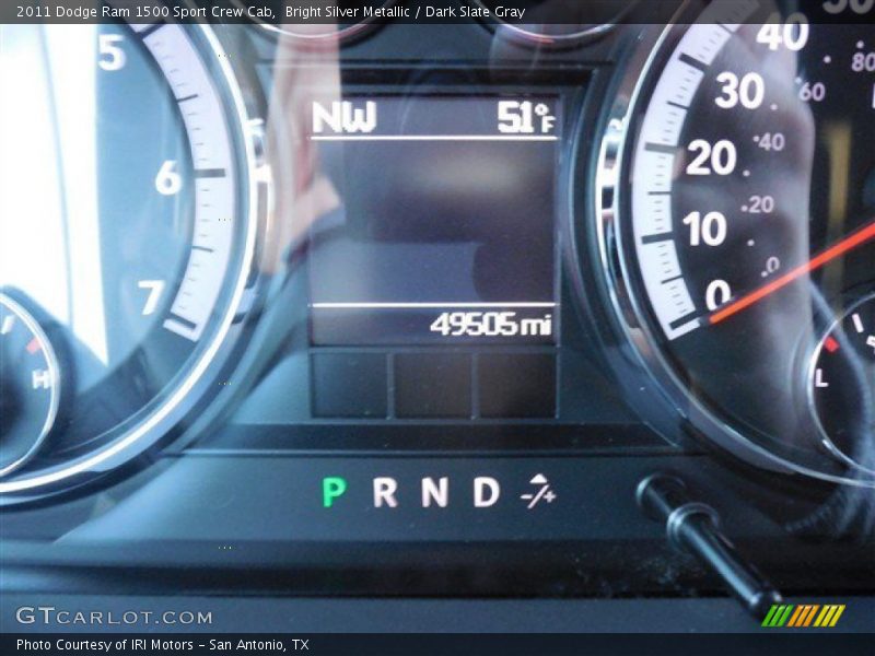 Bright Silver Metallic / Dark Slate Gray 2011 Dodge Ram 1500 Sport Crew Cab