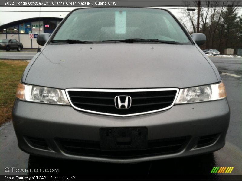Granite Green Metallic / Quartz Gray 2002 Honda Odyssey EX