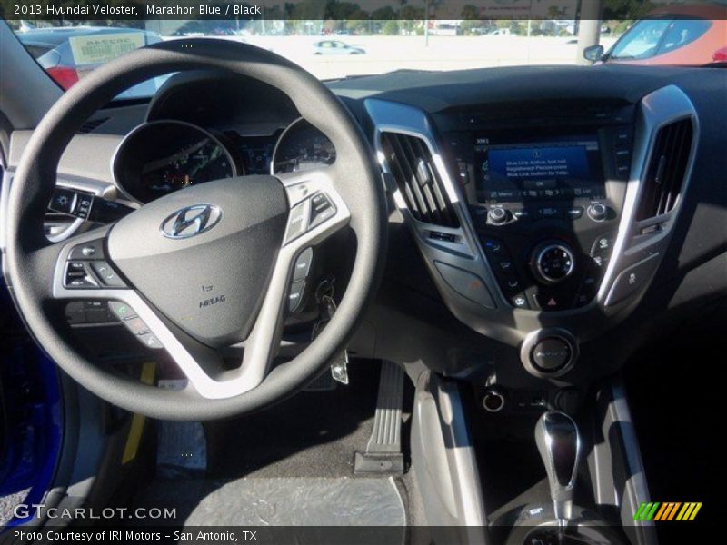 Marathon Blue / Black 2013 Hyundai Veloster