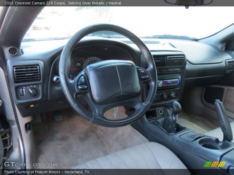 Sebring Silver Metallic / Neutral 2002 Chevrolet Camaro Z28 Coupe