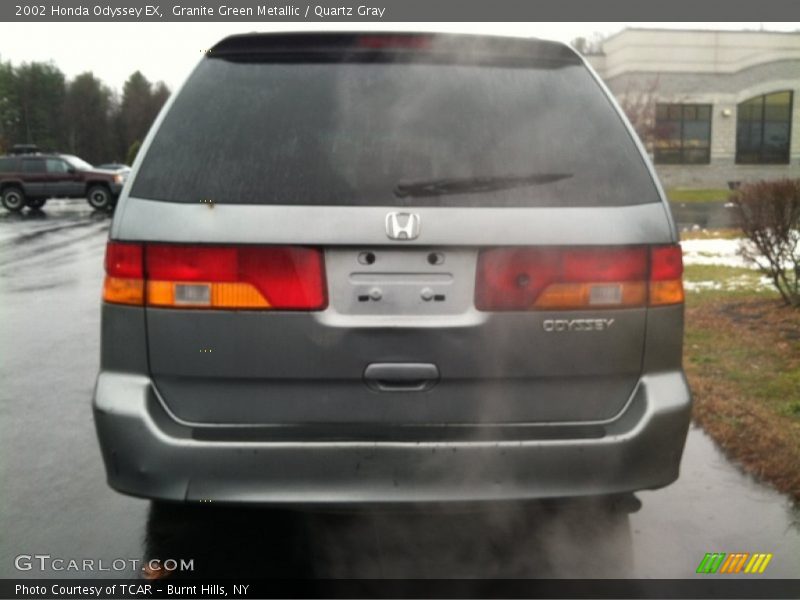 Granite Green Metallic / Quartz Gray 2002 Honda Odyssey EX