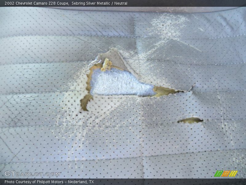 Sebring Silver Metallic / Neutral 2002 Chevrolet Camaro Z28 Coupe