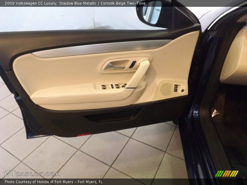 Shadow Blue Metallic / Cornsilk Beige Two-Tone 2009 Volkswagen CC Luxury