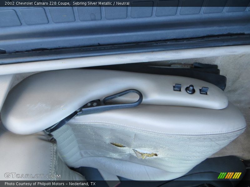 Sebring Silver Metallic / Neutral 2002 Chevrolet Camaro Z28 Coupe