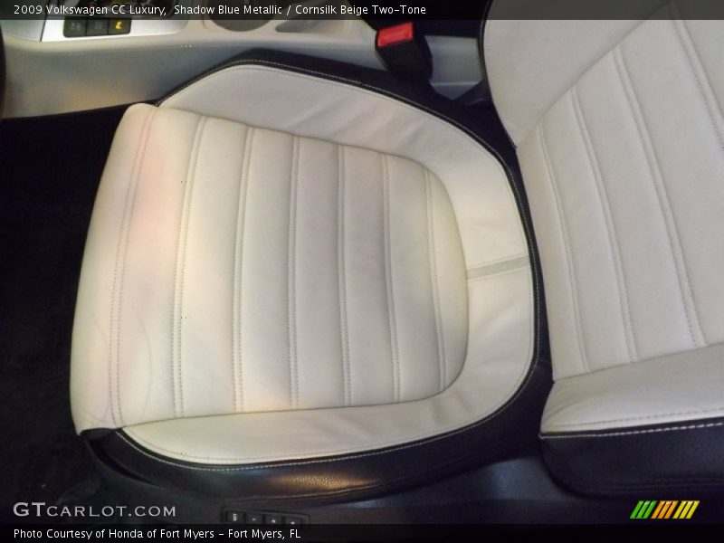 Shadow Blue Metallic / Cornsilk Beige Two-Tone 2009 Volkswagen CC Luxury