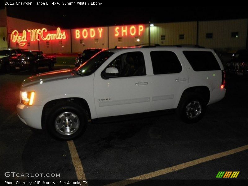Summit White / Ebony 2013 Chevrolet Tahoe LT 4x4